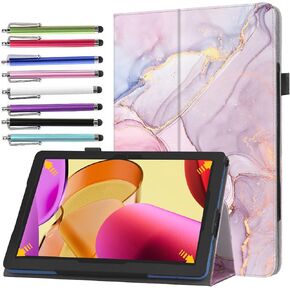 Case for Samsung Galaxy Tab A9+ Plus (SM-X210/X215/X216) - Slim Lightweight Folio Stand Cover PU Leather Case for Galaxy Tab A9+ 11" Inch Tablet 2023 Released + 1 Stylus (Purple)
