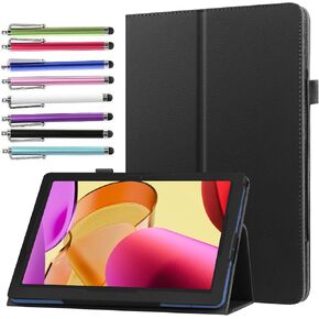 Case for Samsung Galaxy Tab A9+ Plus (SM-X210/X215/X216) - Slim Lightweight Folio Stand Cover PU Leather Case for Galaxy Tab A9+ 11" Inch Tablet 2023 Released + 1 Stylus (Purple)