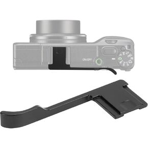 Camera Thumbs Grips, Camera Hot Shoe Thumbs Up Grip for Ricoh GR2/for Fujifilm X70(Black)