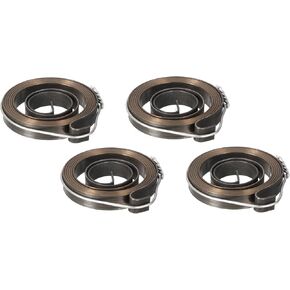 uxcell Drill Press Spring Drill Press Quill Feed Return Coil Spring Assembly Spring Steel Chemical Blackening Finish 980mm Expand Long 42 x 6 x 0.7mm 4 Pcs