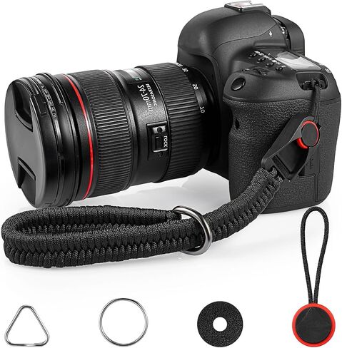 Quick Release Camera Wrist Strap, Nylon Camera Hand Strap Hand Strap with 4 Replace Buckle for DSLR Mirrorless Camera in Saudi Arabia