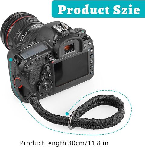 Quick Release Camera Wrist Strap, Nylon Camera Hand Strap Hand Strap with 4 Replace Buckle for DSLR Mirrorless Camera in Saudi Arabia