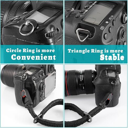 Quick Release Camera Wrist Strap, Nylon Camera Hand Strap Hand Strap with 4 Replace Buckle for DSLR Mirrorless Camera in Saudi Arabia
