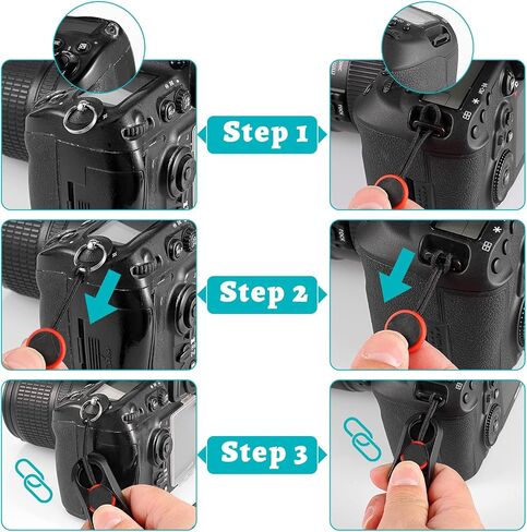 Quick Release Camera Wrist Strap, Nylon Camera Hand Strap Hand Strap with 4 Replace Buckle for DSLR Mirrorless Camera in Saudi Arabia