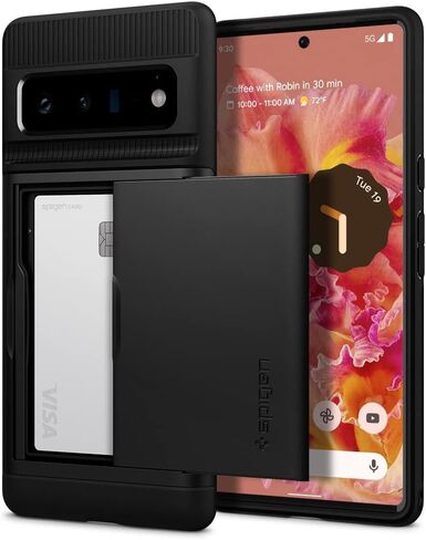 Spigen Slim Armor CS Designed for Google Pixel 6 Pro Case (2021) - Black in Saudi Arabia