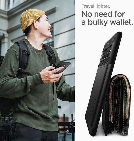Spigen Slim Armor CS Designed for Google Pixel 6 Pro Case (2021) - Black in Saudi Arabia