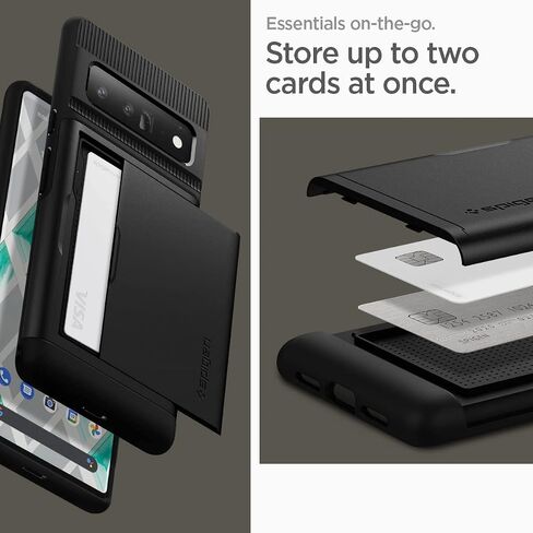 Spigen Slim Armor CS Designed for Google Pixel 6 Pro Case (2021) - Black in Saudi Arabia