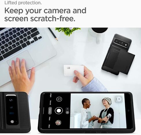Spigen Slim Armor CS Designed for Google Pixel 6 Pro Case (2021) - Black in Saudi Arabia