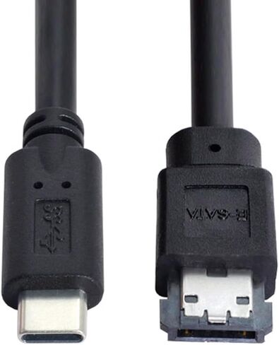 NFHK USB-C Type-C to Power Over eSATA DC5V Adapter USB3.0 to HDD/SSD/ODD eSATAp Converter in Saudi Arabia