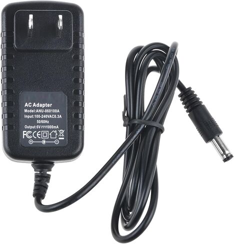 6V 1A Power Adapter Supply AC to DC 5.5mm x 2.5mm Compatible with 5.5x2.1mm Tip Plug 6 Volt 1 Amp Center Negative in Saudi Arabia