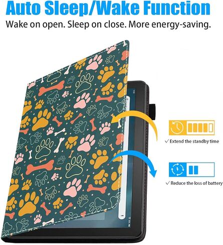 حافظة لجهاز الكمبيوتر اللوحي Amazon Fire Max 11 الجديد كليًا (الجيل الثالث عشر، إصدار 2023) - غطاء حامل من جلد البولي يوريثان خفيف الوزن مع تنبيه/غفو تلقائي، اقتباسات مسيحية آية الكتاب المقدس مزمور 46:10 in Saudi Arabia
