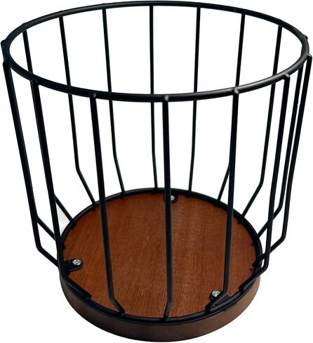 Coffee Pod Holders for Counter, Large Capacity Black Metal Basket K Cup Holder, Pod Holder for Espresso Capsule Coffee Creamer, Coffee Bar Accessories, Large Coffee Filter Holder in Saudi Arabia