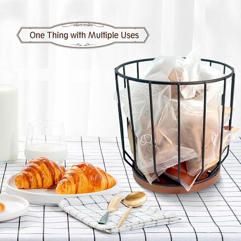 Coffee Pod Holders for Counter, Large Capacity Black Metal Basket K Cup Holder, Pod Holder for Espresso Capsule Coffee Creamer, Coffee Bar Accessories, Large Coffee Filter Holder in Saudi Arabia