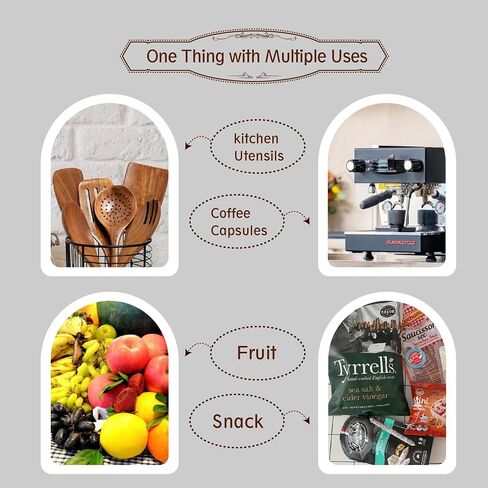 Coffee Pod Holders for Counter, Large Capacity Black Metal Basket K Cup Holder, Pod Holder for Espresso Capsule Coffee Creamer, Coffee Bar Accessories, Large Coffee Filter Holder in Saudi Arabia