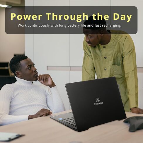 Gateway Ultra Slim Laptop, 14.1" IPS FHD Touchscreen Display, Intel i7-1255U, 8GB RAM, 1TB SSD, Intel Iris Xe Graphics, 2.0 MP Camera, Fingerprint Scanner, Black, Win 11, 32GB Hotface USB Card in Saudi Arabia