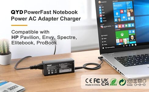 شاحن الكمبيوتر المحمول 45W 19.5V 2.31A متوافق مع HP Notebook Model 15 17 15-dy 15-ef 15-cs 15-dw 15-db 15-eg0021nr 17-ca 17-by 17-cn 17-cp 17-cp0013dx 17t-cn000 محول التيار المتردد سلك الطاقة للكمبيوتر المحمول in Saudi Arabia
