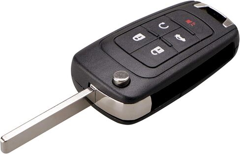 Replacement Uncut Trunk Car Key Fob Keyless Entry Remote Flip fits 2010-2017 Equinox, Sonic, Trax, Terrain (OHT01060512) / P/N: 13504199, 13500221 in Kuwait