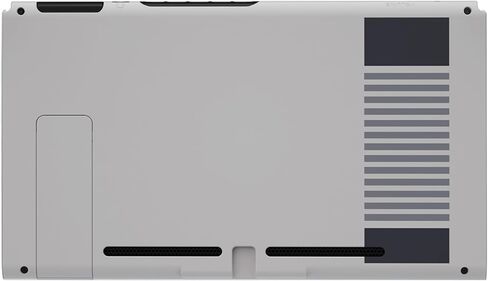 eXtremeRate Soft Touch Grip Classics NES Style Console Back Plate DIY Replacement Housing Shell Case for Nintendo Switch Console with Kickstand – JoyCon Shell NOT Included in Kuwait