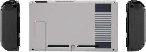 eXtremeRate Soft Touch Grip Classics NES Style Console Back Plate DIY Replacement Housing Shell Case for Nintendo Switch Console with Kickstand – JoyCon Shell NOT Included in Kuwait