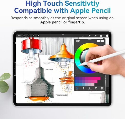 Magnetic Privacy Filter Compatible with iPad Pro 13 Inch 7th (2024, M4), Removable Anti Glare Blue Light Privacy Screen Privacy Screen Privacy Screen in Kuwait