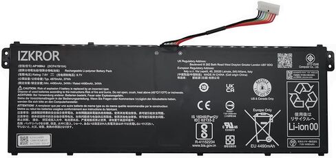 AP16M4J 37Wh 4870mAh بطارية بديلة لشركة أيسر أسباير 3 A314-33 A315-21 A315-41 A315-42 A315-54 A317-33 Series 2ICP4/78/104 7.6V in Saudi Arabia