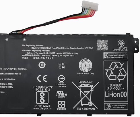 AP16M4J 37Wh 4870mAh بطارية بديلة لشركة أيسر أسباير 3 A314-33 A315-21 A315-41 A315-42 A315-54 A317-33 Series 2ICP4/78/104 7.6V in Saudi Arabia