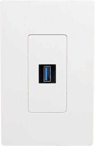 وصلة تثبيت على لوحة Keystone من Tripp Lite USB 3.0 (F/F)، الكل في واحد، أسود (U325-000-KP-BK) in Saudi Arabia