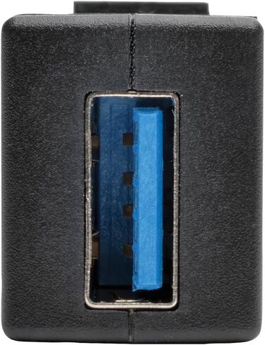 وصلة تثبيت على لوحة Keystone من Tripp Lite USB 3.0 (F/F)، الكل في واحد، أسود (U325-000-KP-BK) in Saudi Arabia