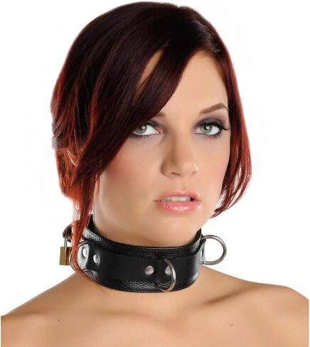 Deluxe Locking Collar, Black in Saudi Arabia