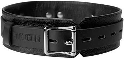Deluxe Locking Collar, Black in Saudi Arabia