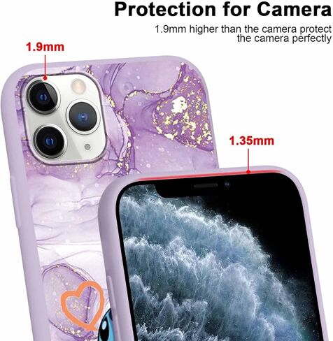 2 Pack Cute Cartoon Case for iPhone 7/8/SE 2020/SE 2022 Cases 4.7",Kawaii Anime Character Movie Girly Marble Cover for Women Girls Boys,Soft TPU Shockproof Protective Funda for iPhone 7 Purple Pink in Saudi Arabia