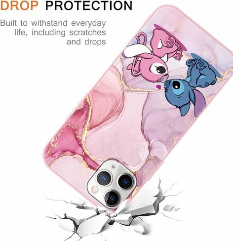 2 Pack Cute Cartoon Case for iPhone 7/8/SE 2020/SE 2022 Cases 4.7",Kawaii Anime Character Movie Girly Marble Cover for Women Girls Boys,Soft TPU Shockproof Protective Funda for iPhone 7 Purple Pink in Saudi Arabia