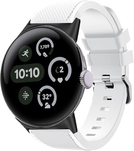 Compatible with Pixel Watch 3 45mm bands, Sports Silicone Band Strap Replacement Wristband Compatible with Pixel Watch 3 45mm, 3XL Watch in Saudi Arabia