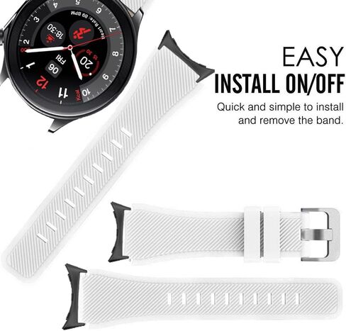 Compatible with Pixel Watch 3 45mm bands, Sports Silicone Band Strap Replacement Wristband Compatible with Pixel Watch 3 45mm, 3XL Watch in Saudi Arabia