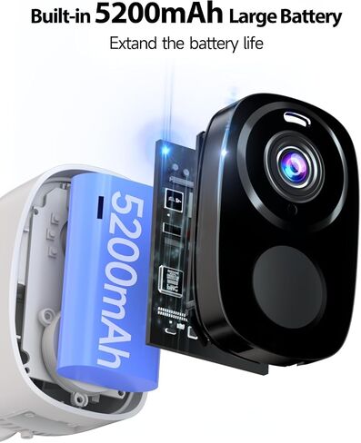 4Pack Solar Security Cameras Wireless Outdoor, Outdoor Cameras for Home Security, Home Camera with Motion Detection Alarm Floodlight Color Night Vision 2-Way Audio Waterproof,IP65 SD/Cloud in Kuwait