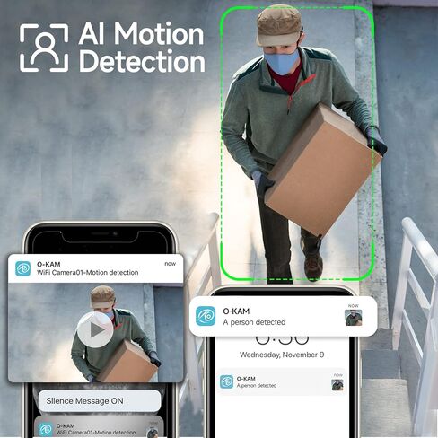 4 عبوات من كاميرات المراقبة الشمسية اللاسلكية في الهواء الطلق، كاميرات خارجية لأمن المنزل، كاميرا منزلية مع إنذار كشف الحركة، رؤية ليلية ملونة، صوت ثنائي الاتجاه مقاوم للماء، IP65 SD/Cloud in Kuwait