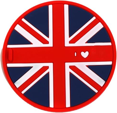 1 Peace of Soft Silicone Cup Holder Mat Coaster for Mini Cooper R50 R52 R53 R61 R60 R55 R56 R57 R58 R59 F54 F55 F56 F57 F60 Clubman Countryman,1 pcs,2.56 in,Union Jack in Kuwait