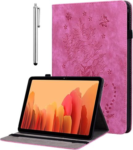 Case for Samsung Galaxy Tab S9 FE 5G 10.9 Inch/Galaxy Tab S9 11 Inch 2023, Multi-Angle Flip PU Leather Protective Cover with Stylus Holder for Galaxy Tab S9 FE 5G Case, Blue in Kuwait