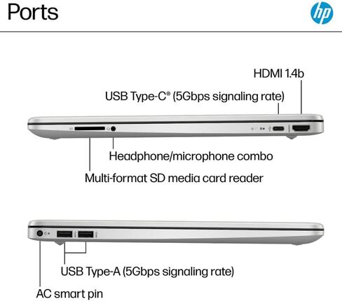 أحدث كمبيوتر محمول بشاشة تعمل باللمس من HP لطلاب الأعمال، شاشة 15.6 بوصة FHD، Intel i7-1255U، ذاكرة الوصول العشوائي 16 جيجابايت، 512 جيجابايت SSD، كاميرا ويب، عمر بطارية طويل، HDMI، Wi-Fi، Windows 11 Pro، مع ترخيص Microsoft Office مدى الحياة in Saudi Arabia