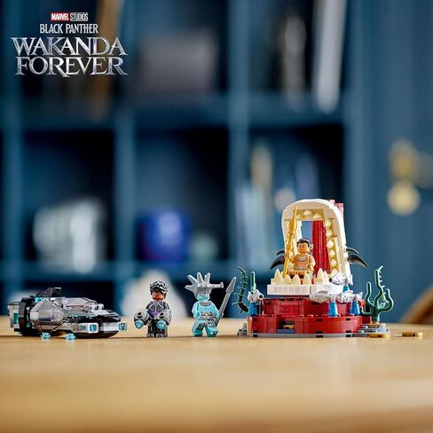 LEGO Marvel Black Panther Wakanda Forever King Namor’s Throne Room 76213 Building Kit; Building Toy Set for Kids Boys and Girls Ages 7 and up (355 Pieces) in Saudi Arabia
