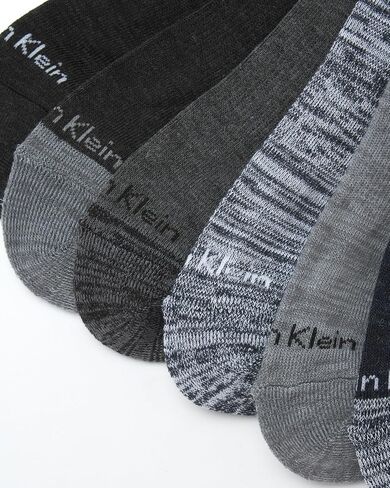 Calvin Klein Mens Quarter Socks - 12 Pack Breathable Soft Cushioned Quarter Cut Athletic Ankle Socks for Men in Saudi Arabia