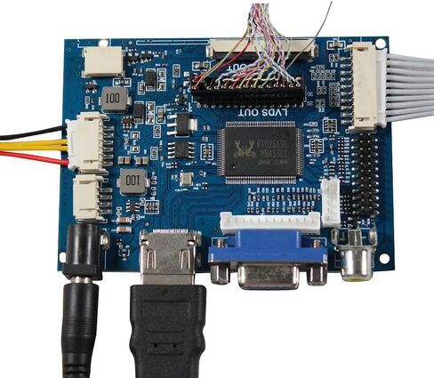 شاشة VSDISPLAY مقاس 12.3 بوصة تعمل باللمس IPS ممتدة وشاشة LCD مقاس 1920 × 720 للعرض الثانوي، مع لوحة تحكم HD-MI VGA AV VS-TY2662-V1 in Kuwait