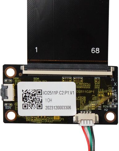 شاشة VSDISPLAY مقاس 12.3 بوصة تعمل باللمس IPS ممتدة وشاشة LCD مقاس 1920 × 720 للعرض الثانوي، مع لوحة تحكم HD-MI VGA AV VS-TY2662-V1 in Kuwait