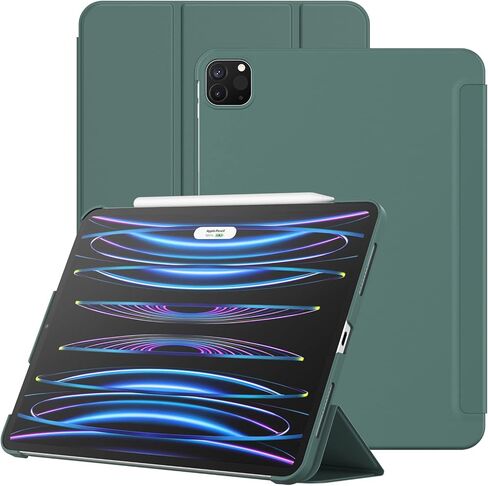 JETech Case for iPad Pro 11-Inch 2022/2021/2020/2018 Model (4th/3rd/2nd/1st Generation), Protective Hard Back Shell Soft-Touch Tablet Stand Cover, Auto Wake/Sleep (Black) in Saudi Arabia