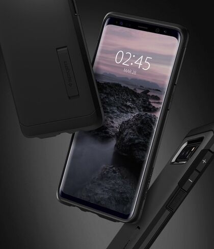 Spigen Tough Armor Designed for Samsung Galaxy Note 8 Case (2017) - Black in Saudi Arabia