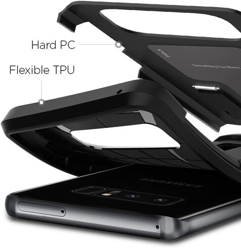 Spigen Tough Armor Designed for Samsung Galaxy Note 8 Case (2017) - Black in Saudi Arabia