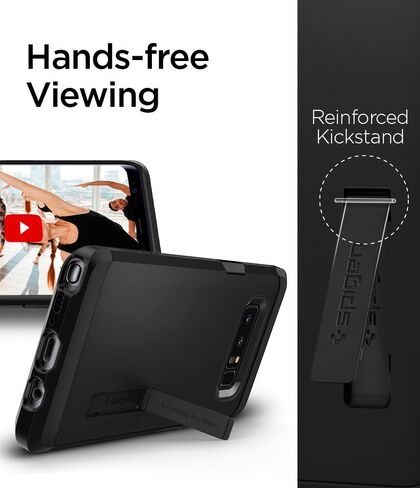 Spigen Tough Armor Designed for Samsung Galaxy Note 8 Case (2017) - Black in Saudi Arabia