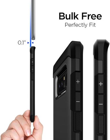 Spigen Tough Armor Designed for Samsung Galaxy Note 8 Case (2017) - Black in Saudi Arabia