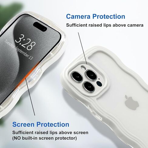 Strong Magnetic for iPhone 16 Pro Max Case Clear, Compatible with Magsafe, Slim Protective Cover, Yellowing Resistant, Hard Bumper Shockproof Phone Case for iPhone 16 ProMax 6.9 inch, White in Saudi Arabia