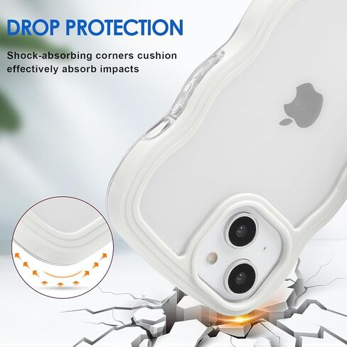 Strong Magnetic for iPhone 16 Pro Max Case Clear, Compatible with Magsafe, Slim Protective Cover, Yellowing Resistant, Hard Bumper Shockproof Phone Case for iPhone 16 ProMax 6.9 inch, White in Saudi Arabia